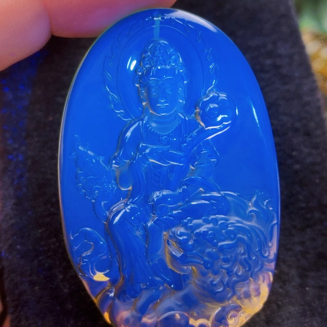 【闪购商品】蓝珀吊坠(不含链)未镶嵌