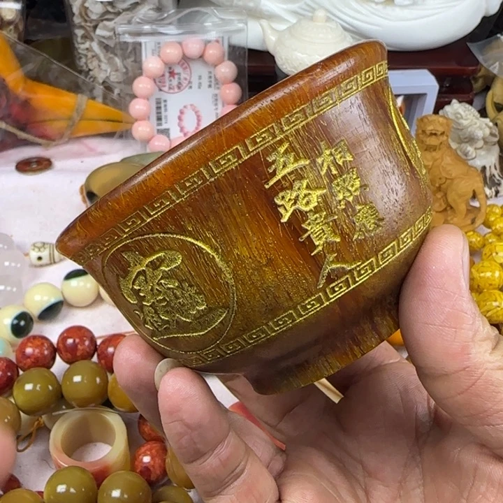 大果紫檀（缅甸花梨）茶杯