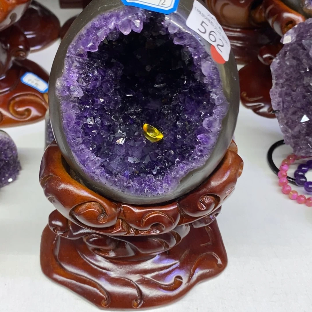 大型摆件（非配饰）未镶嵌紫晶小葛