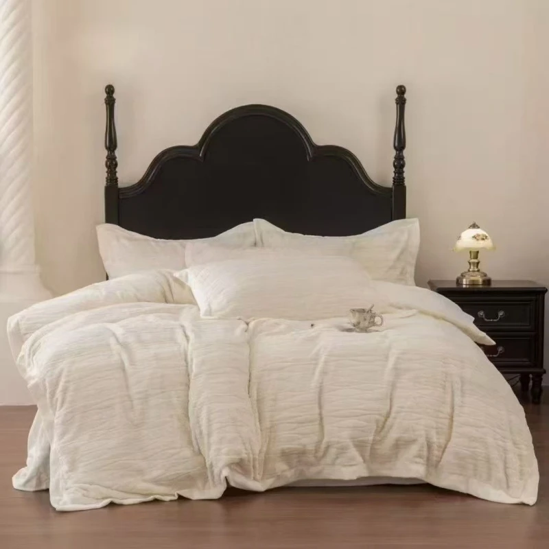 【璀璨人生】顶奢水貂绒四件套 冬季 加厚保暖 亲肤 床品四件套