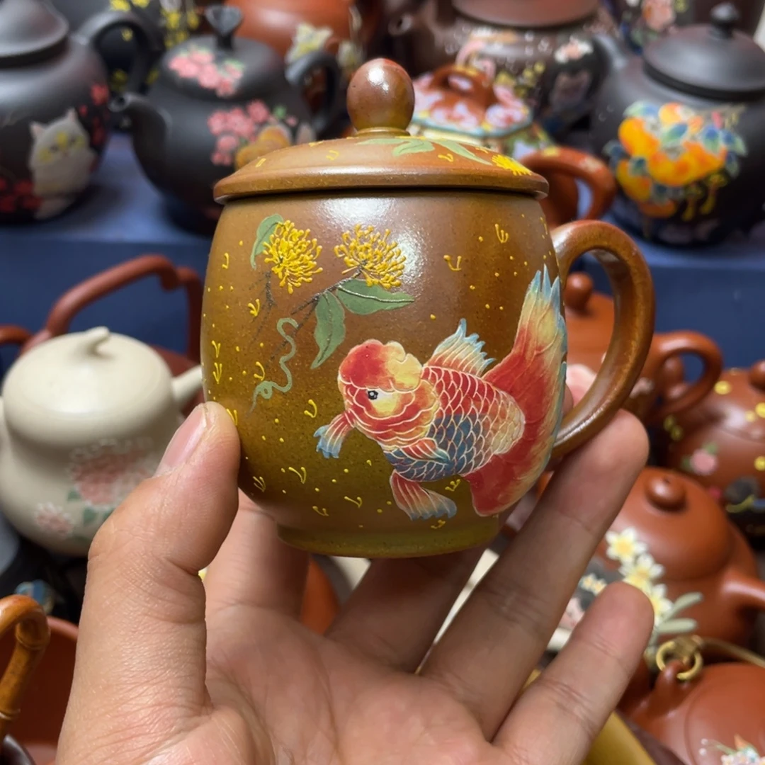 紫砂茶杯紫砂主人杯150cc