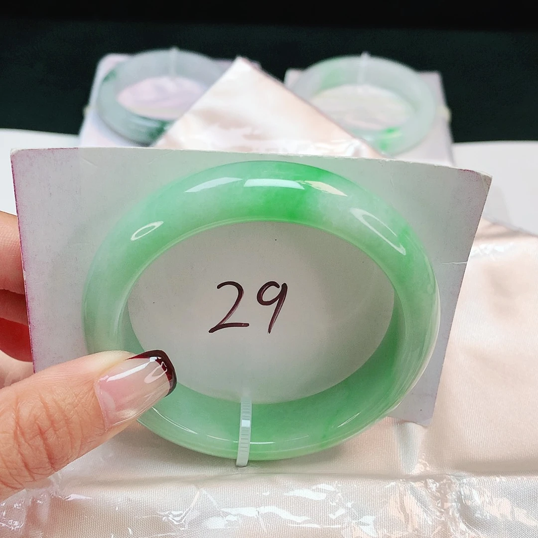 翡翠未镶嵌手镯 正圈55+ 轮胎镯