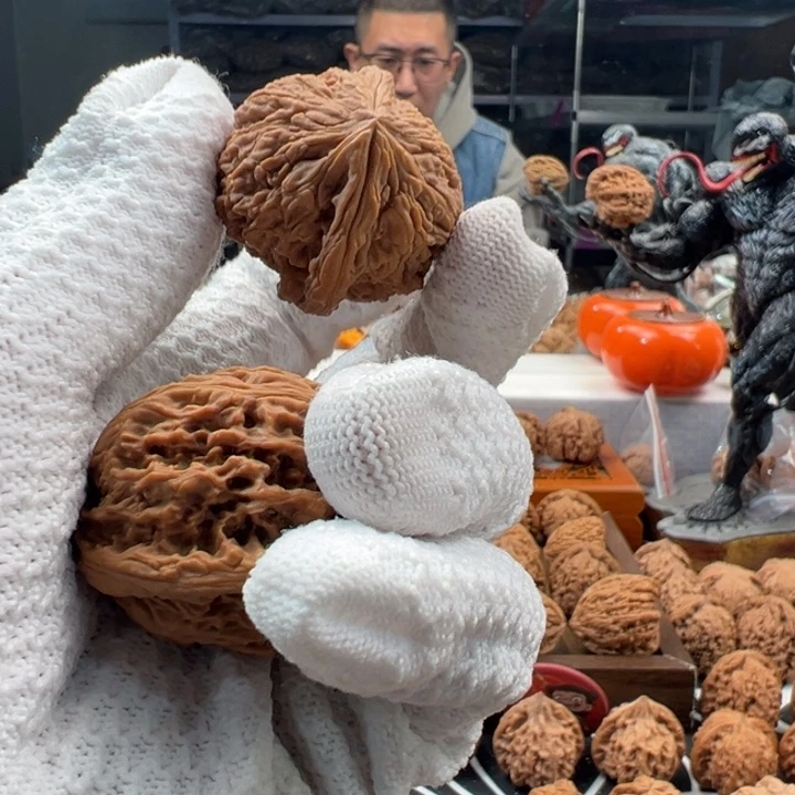 我***笑吊坠文玩核桃凹底天使