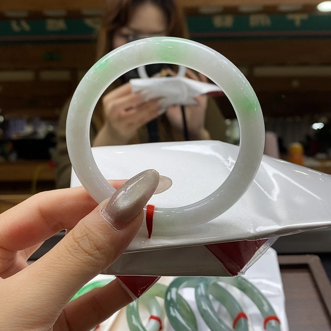 翡翠未镶嵌手镯56-58