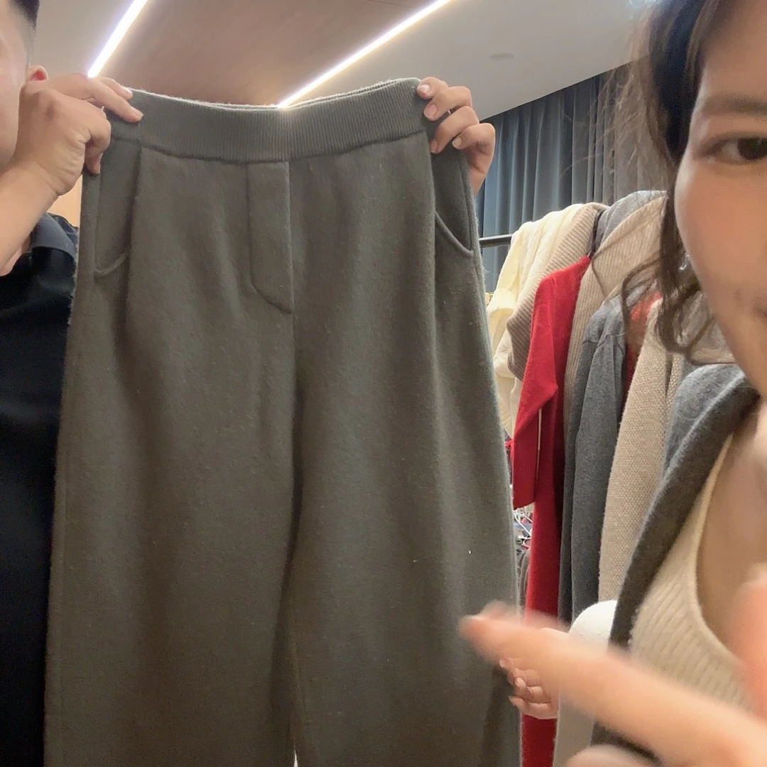 山羊绒600克空气层kuzi