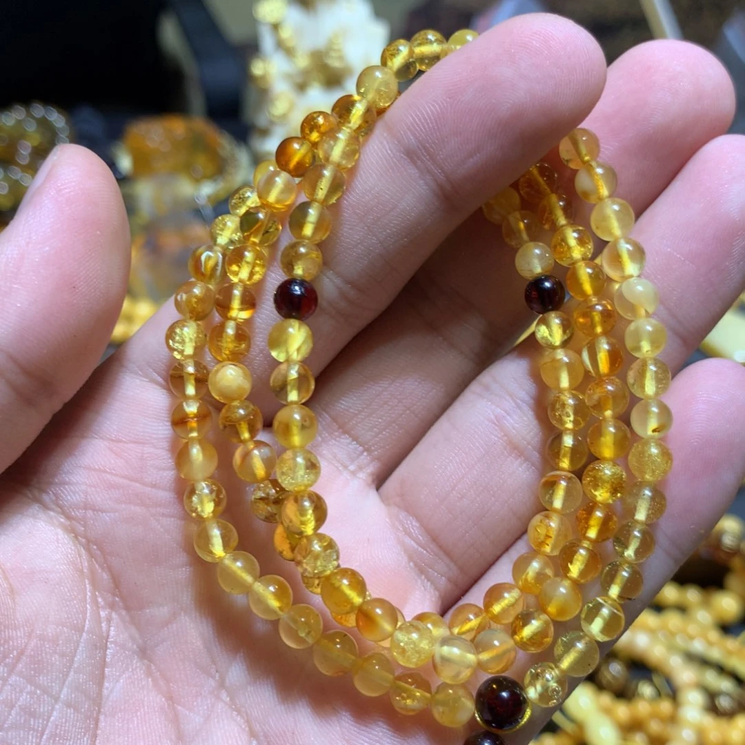 琥珀未镶嵌珠宝奇石