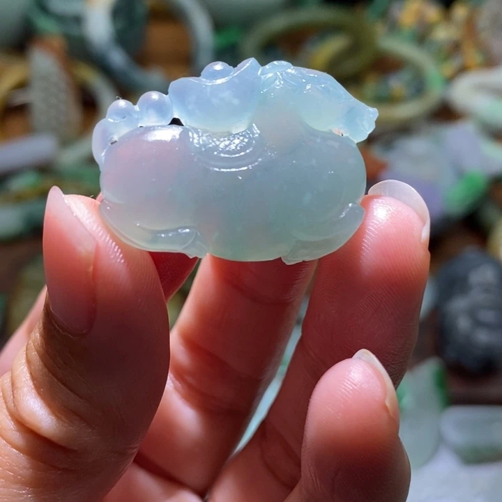 定制翡翠未镶嵌毛货