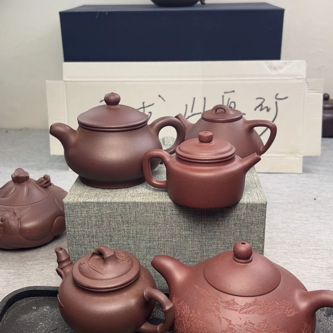 茶壶紫砂100cc黄龙山紫泥