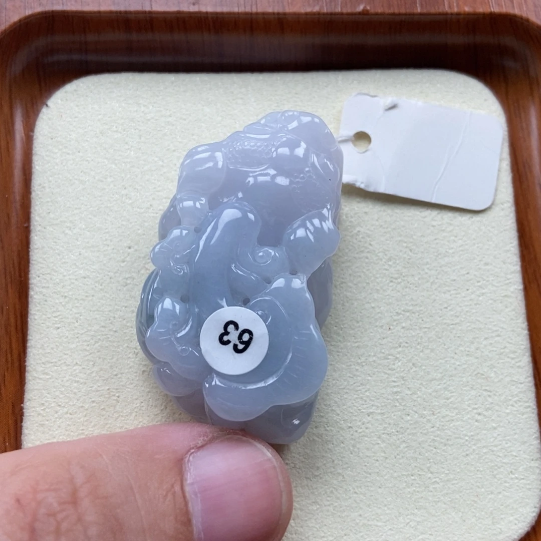 吊坠(赠链)未镶嵌翡翠如意貔貅吊坠