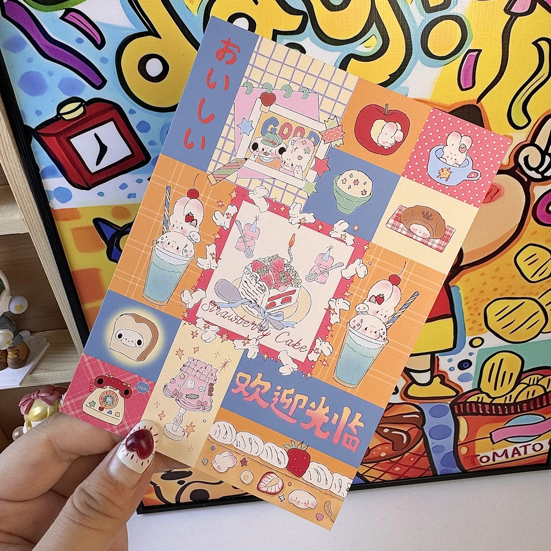 【金哆哆】插画背卡/卡纸20张