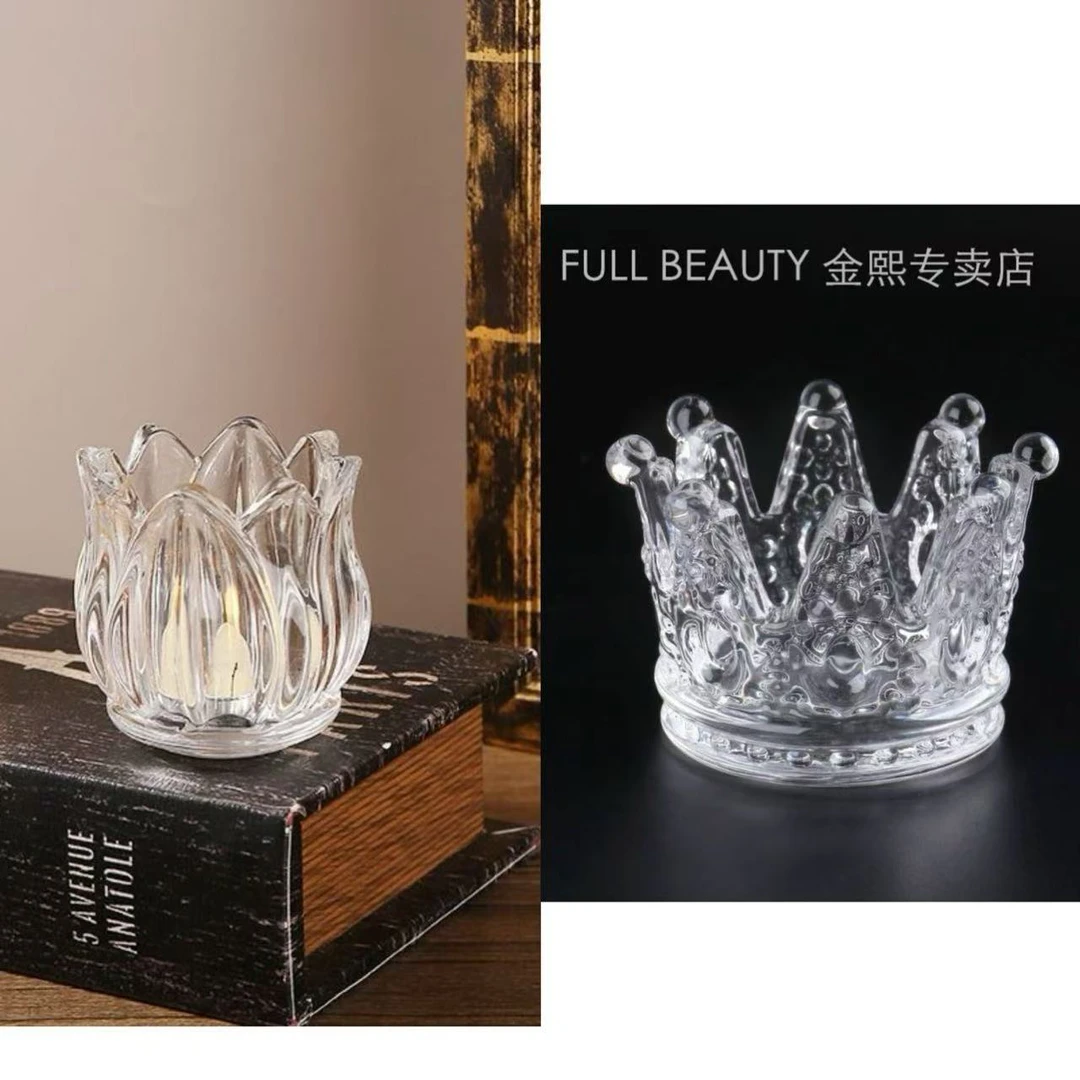 水晶皇冠 郁金香底座  手工材料