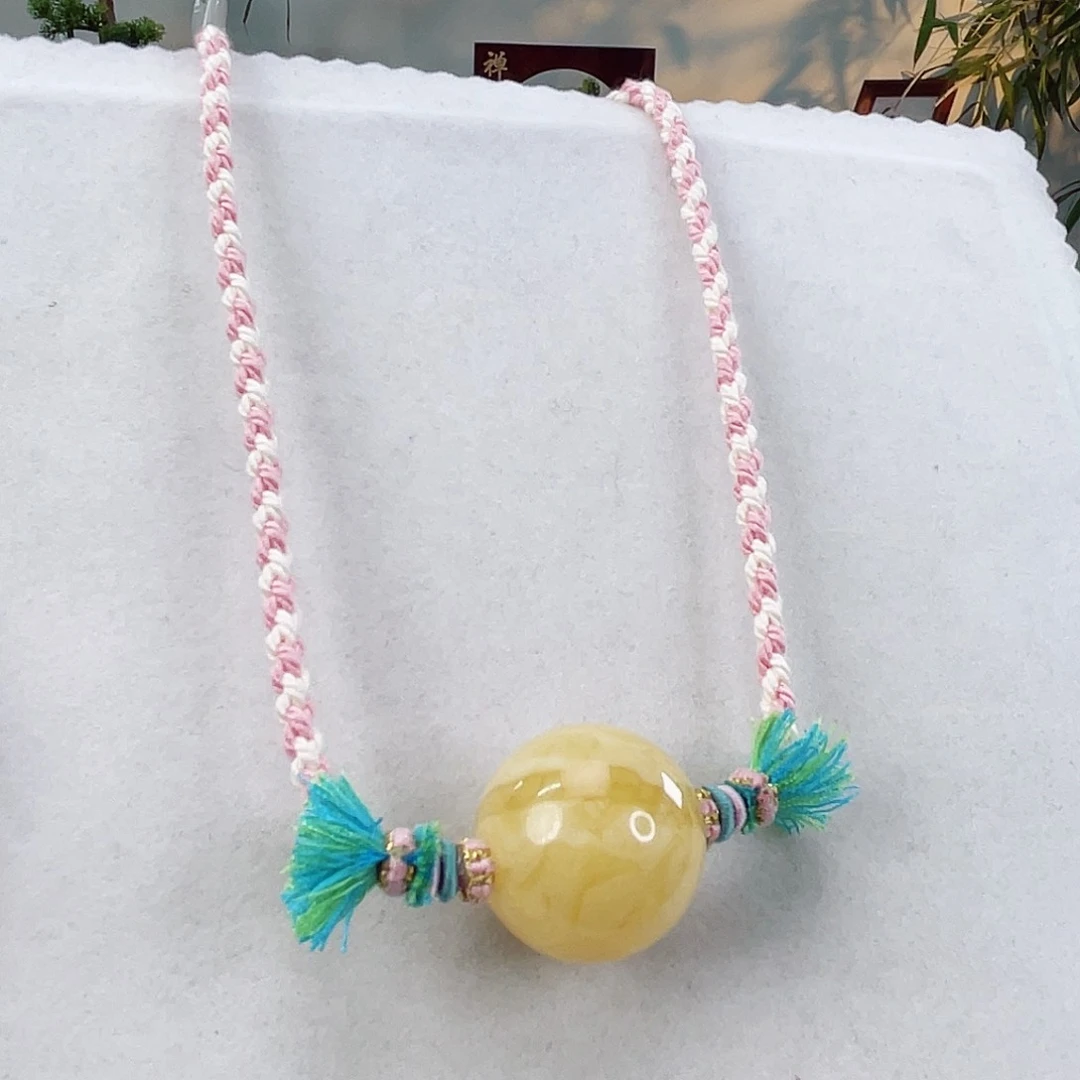 蜜蜡颈饰未镶嵌蜜蜡24.5