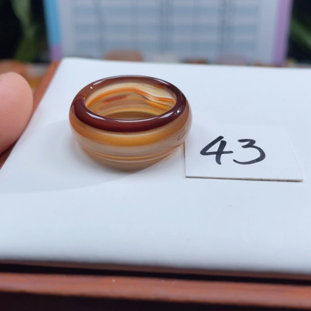 玛瑙/玉髓未镶嵌戒指Z20.5港24