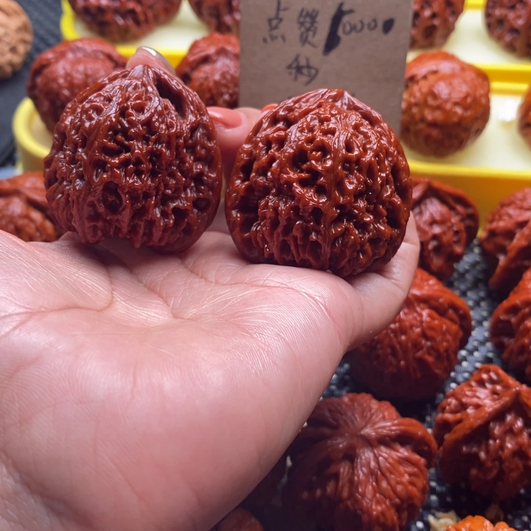喝***脑把件文玩核桃南疆