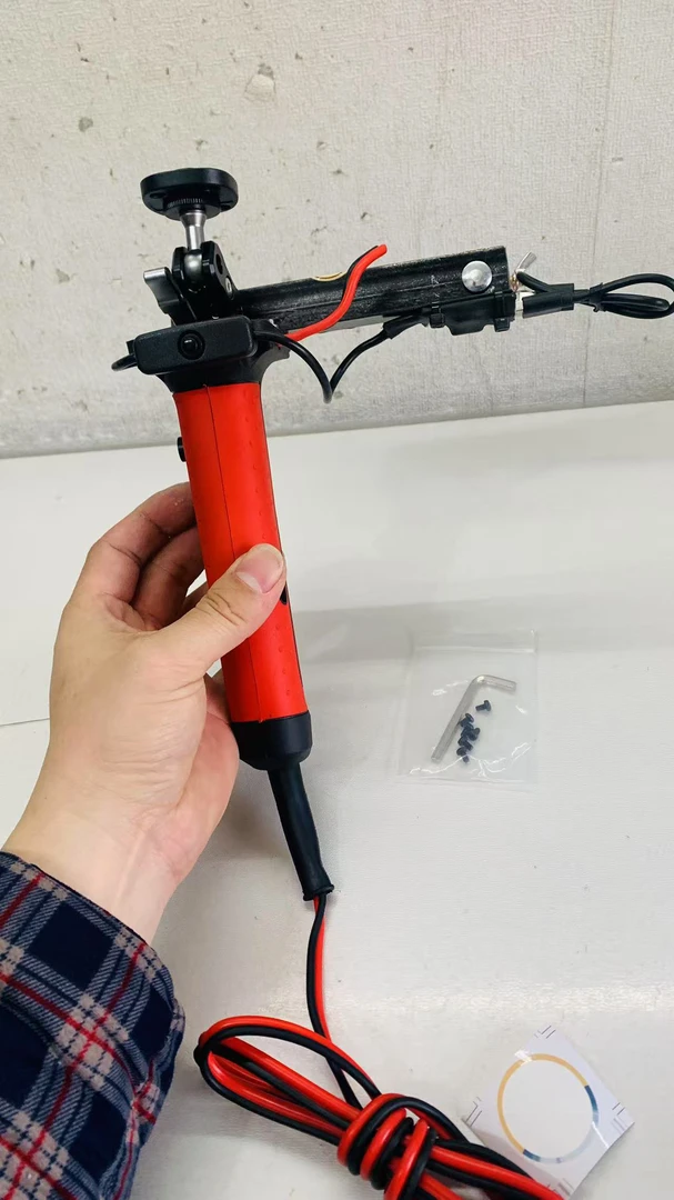 热成像配件灯配件红色握把加卡扣实拍最后一张是装好的展示