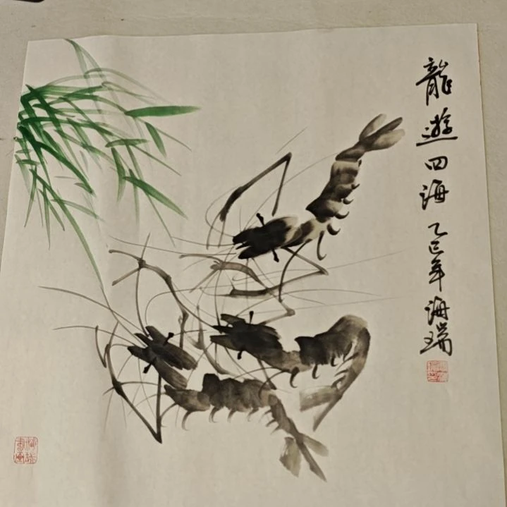 国画贾海瑞老师现场定制