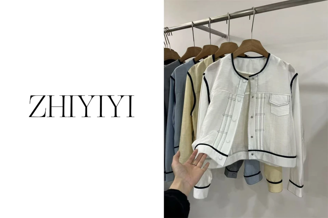 【ZHIYIYI】娟子推荐 25803款韩版明线设计休闲圆领长袖防晒衫