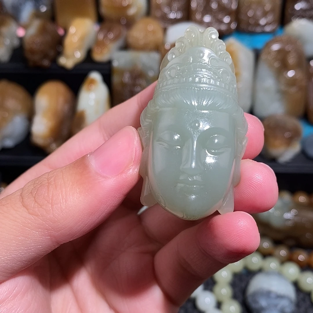 ～***～和田玉未镶嵌颈饰