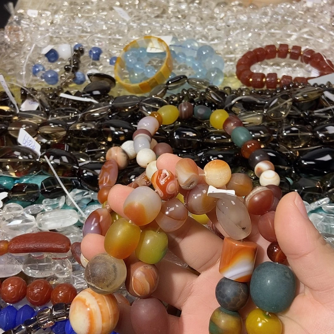 玛瑙/玉髓散珠老玛瑙