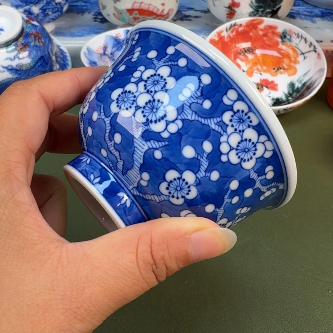 景德镇纯手绘茶具圆圆220