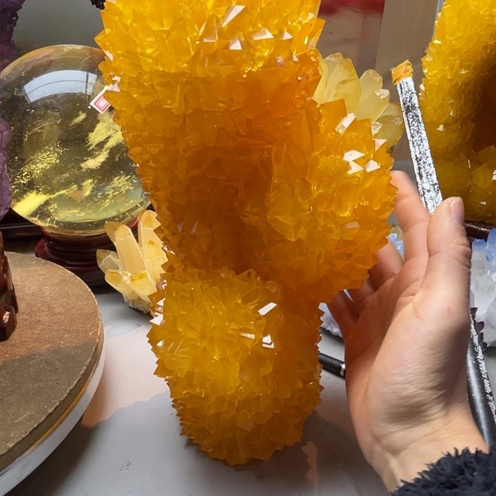 橄***石摆件 一物一拍 观赏