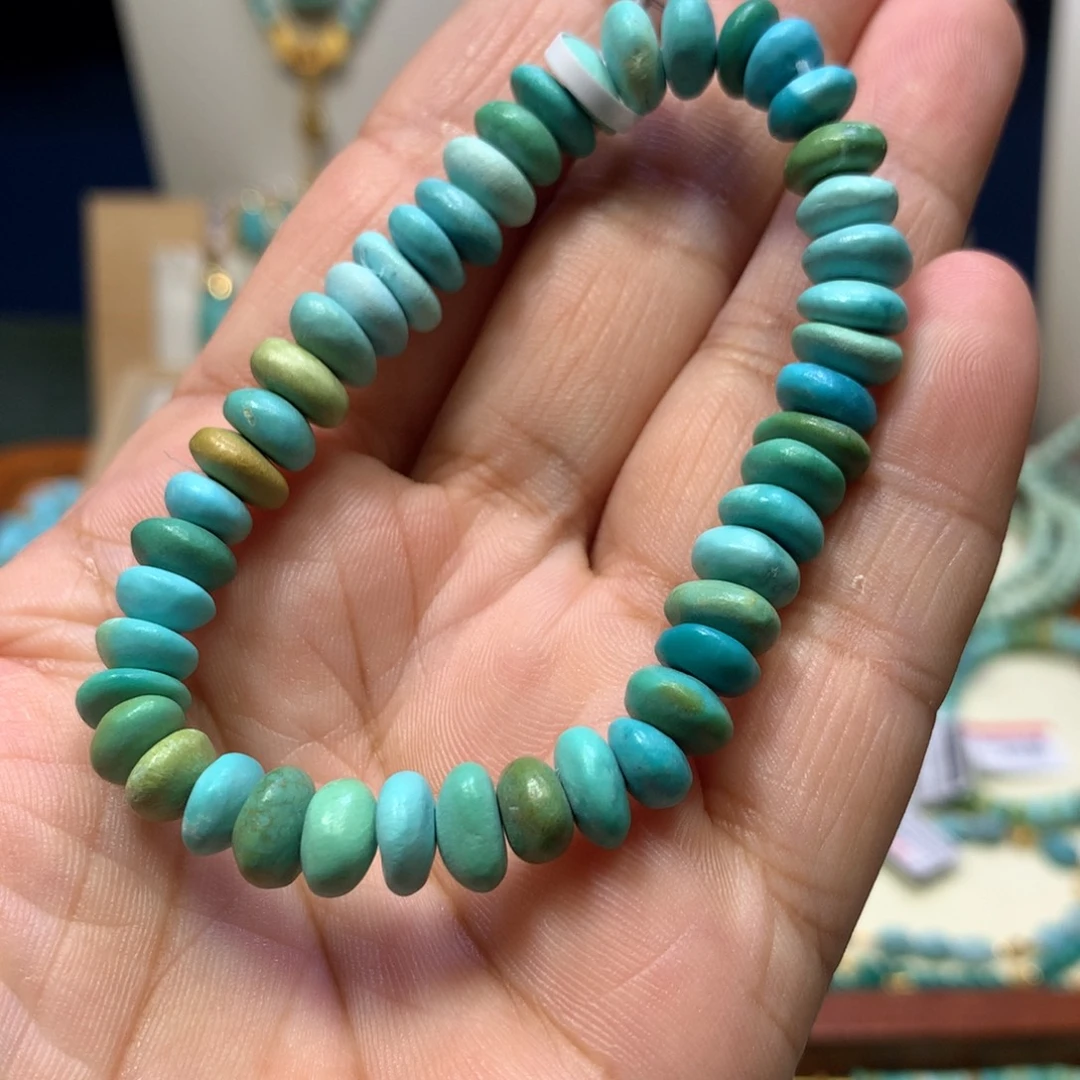 未镶嵌绿松石藏扣8-9mm