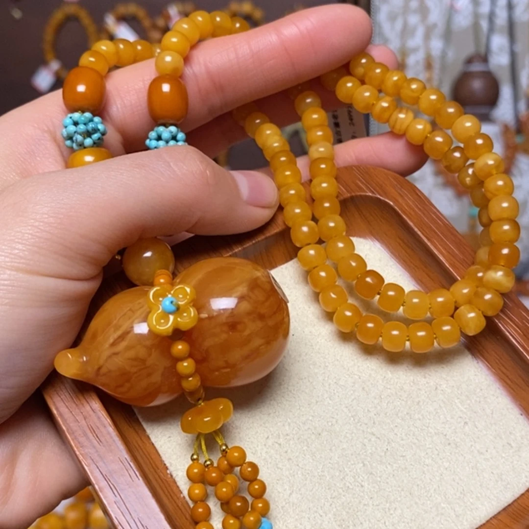 【闪购商品】蜜蜡颈饰未镶嵌项链