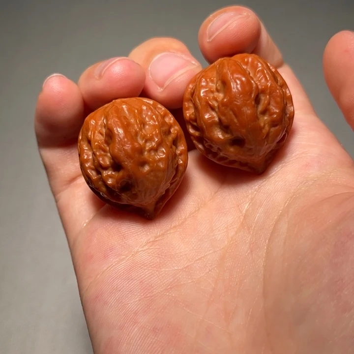 文玩核桃把件桃心791