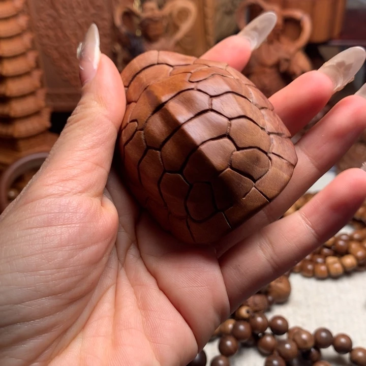 檀香木把件溜**达老山檀木富甲