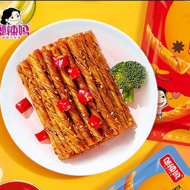 邬辣妈包包相思卷辣条豆干素食豆腐干麻辣小包装儿时休闲零食