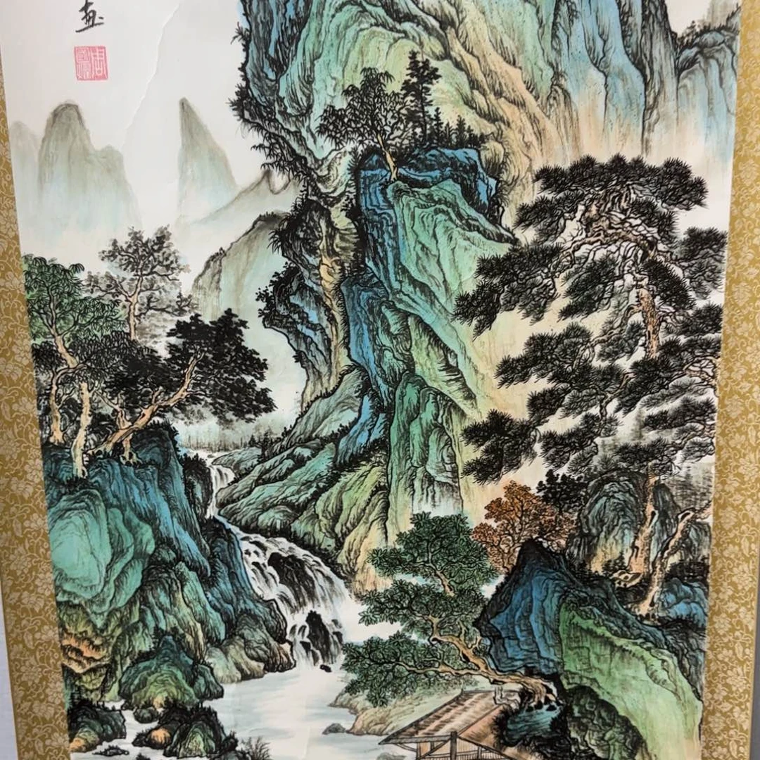 国画QA原创山水作品！带证书！限购一单