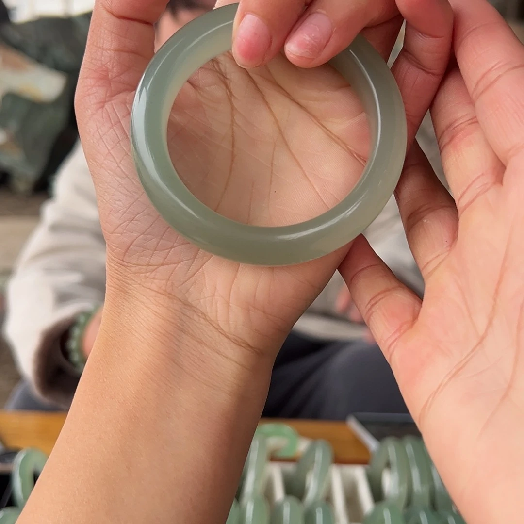 绿东陵冰晴水手镯