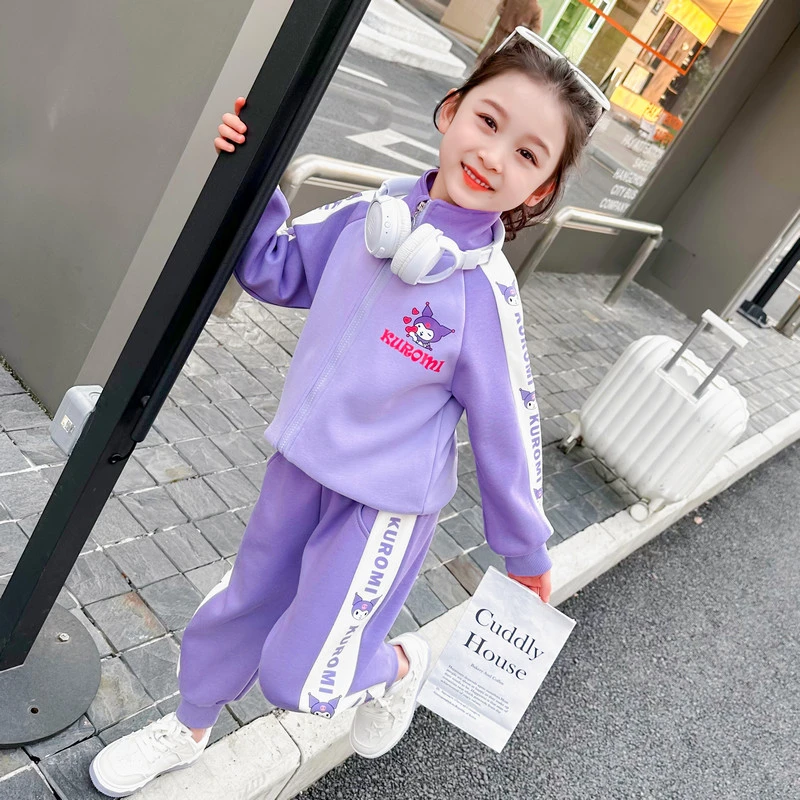 女童套装2025新款儿童休闲卫衣洋气春秋款女孩中小童装秋季两件套