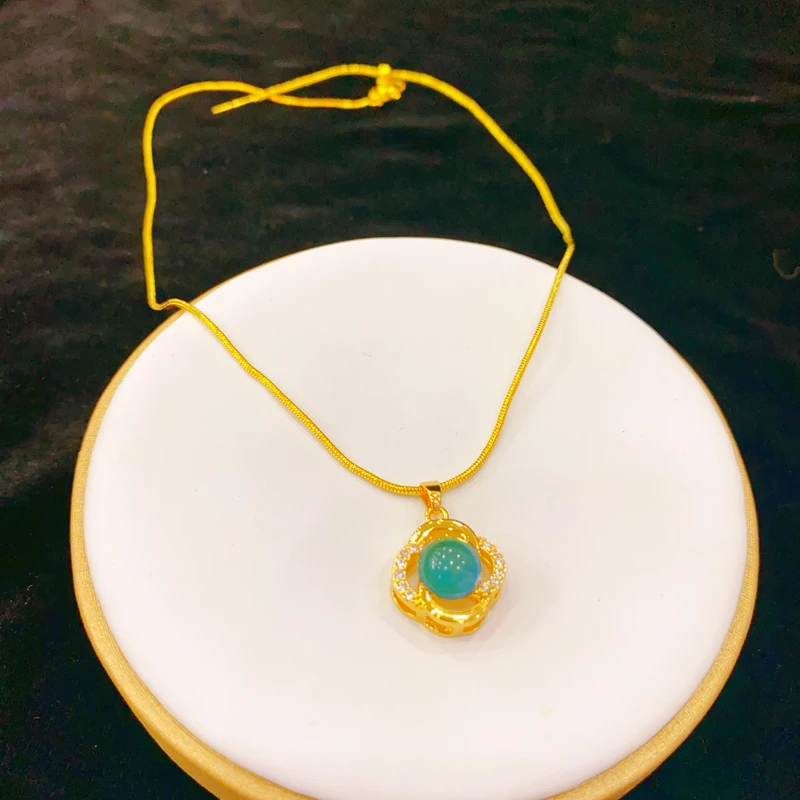 铜合金项链 温变可变色项链