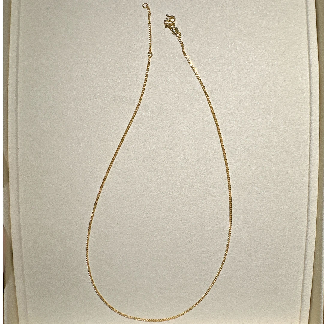 足金999侧身链素链