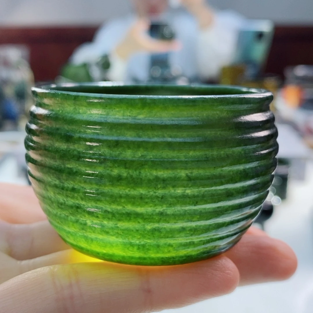 未镶嵌和田玉（青玉）摆件福利杯