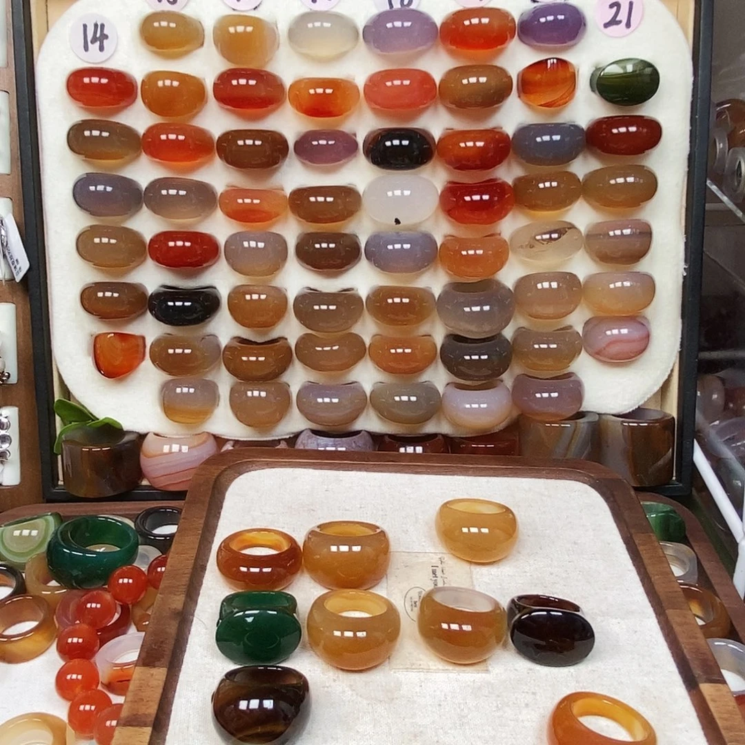 *****玛瑙/玉髓未镶嵌戒指