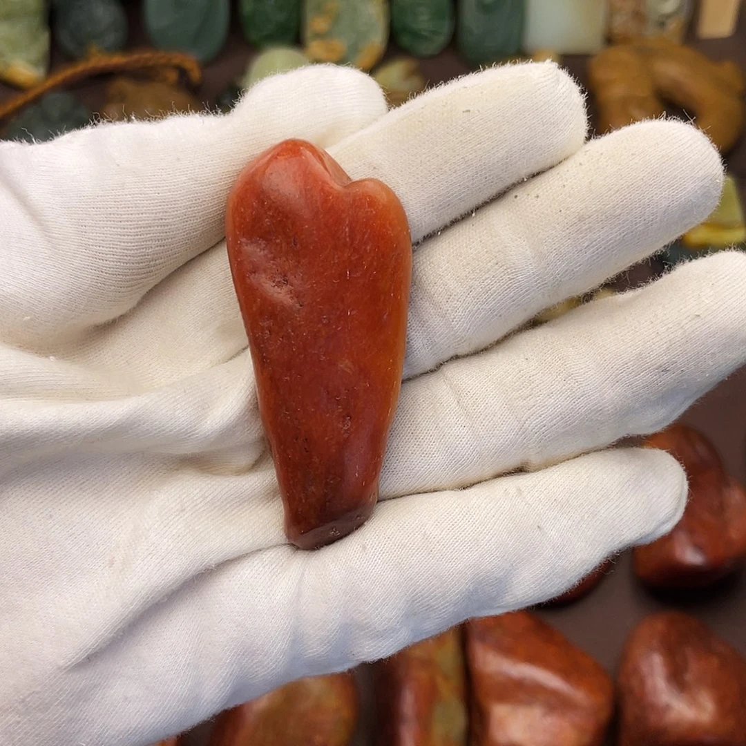 岫岩河磨玉（透闪石质玉）未镶嵌颈饰