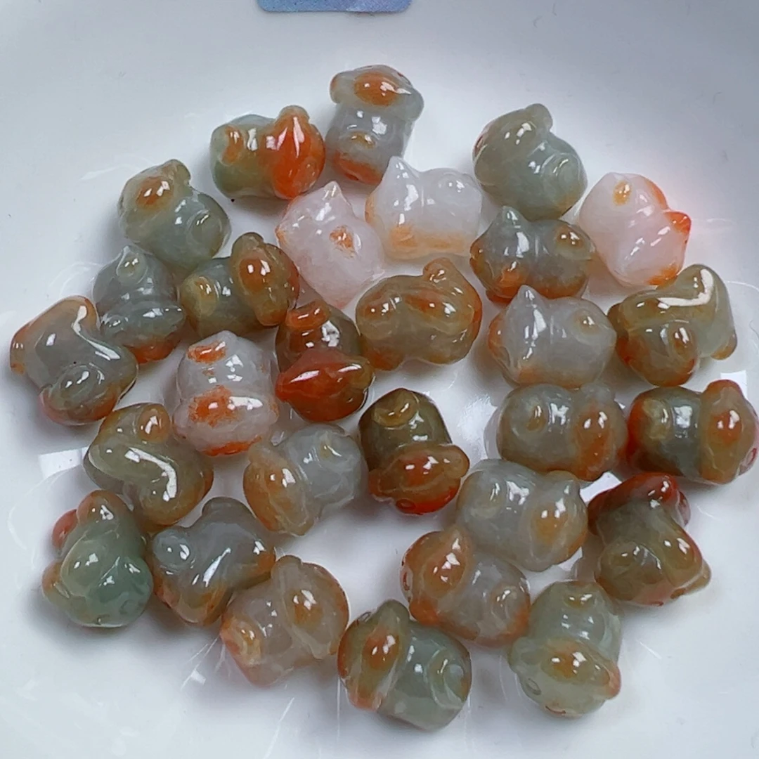 翡翠散珠翡翠狗一个可挑