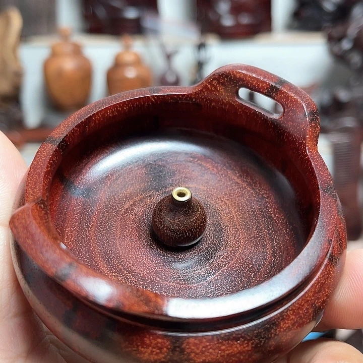 香榧木小叶紫檀香炉