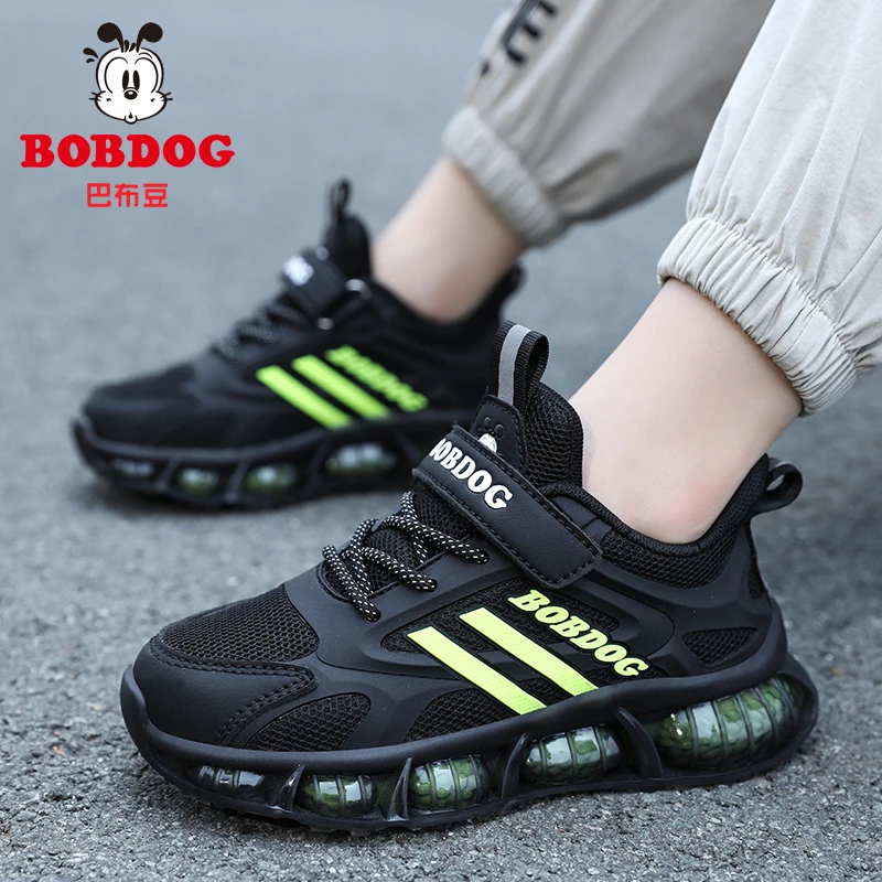 巴布豆男童鞋子2025秋季10岁9男孩7中大童6双网款8儿童跑步运动鞋