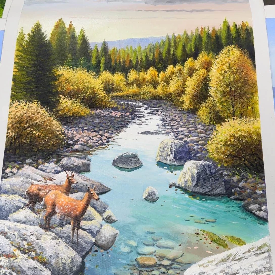 油画你在我心里是