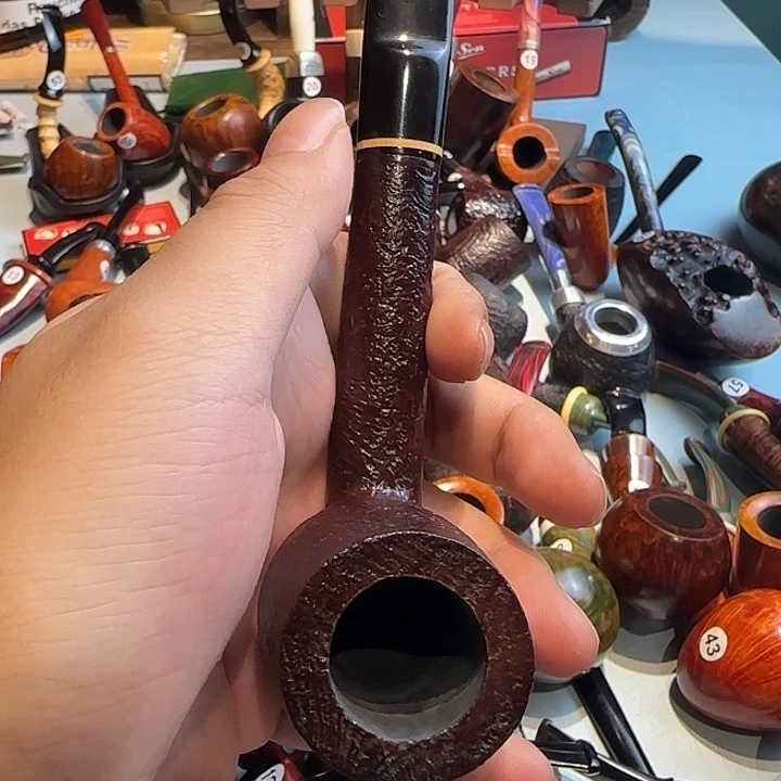 石楠木手工加拿大人撞球烟斗