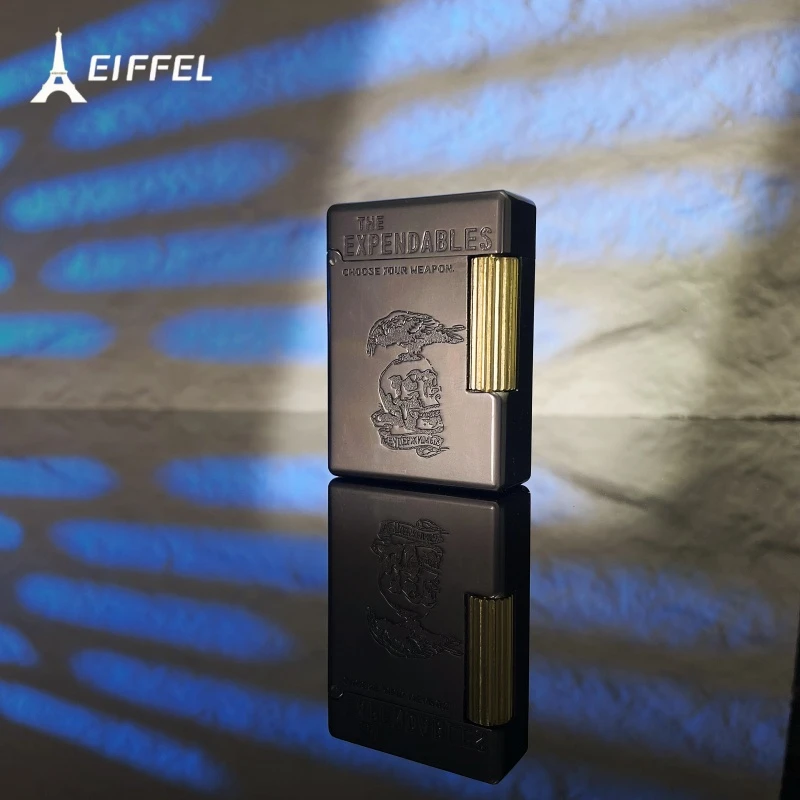 EIFFEL/埃菲尔E08复刻梵克雅宝敢死队侧滑煤油打火机