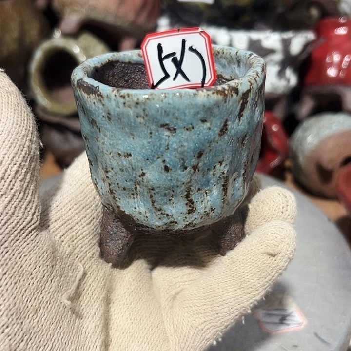 粗陶花盆，现在都手工花盆制作