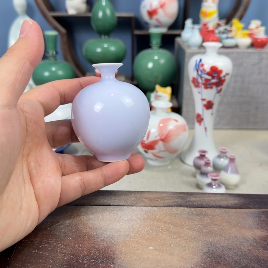 陶瓷手工小花器摆件