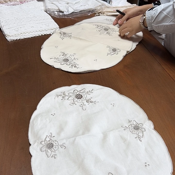 毛绒亚麻棉023-5片33/45厘米椭圆