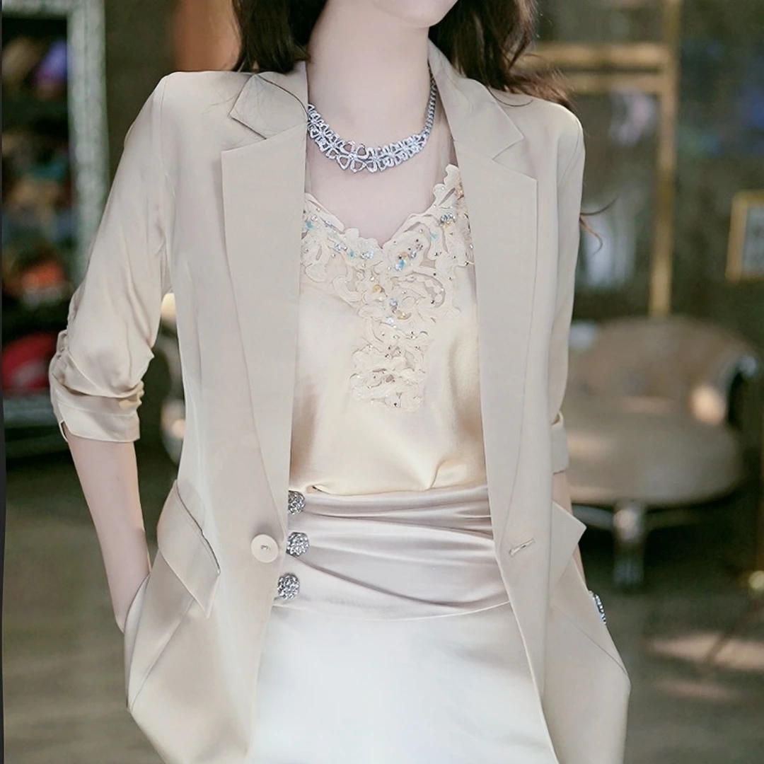 4-26【定格时光】时尚休闲气质百搭薄款外套