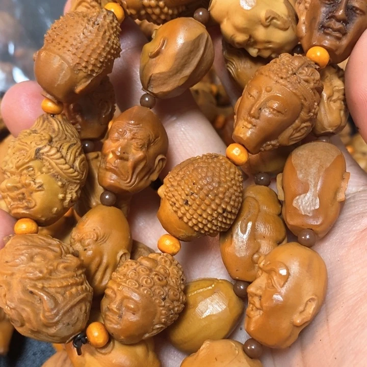 静***心橄榄核手串/手链橄榄微瑕39号