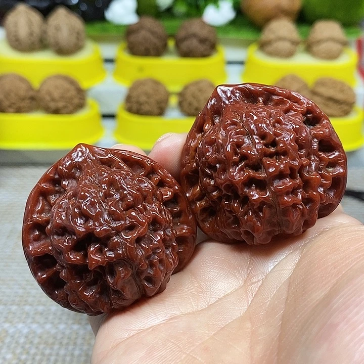 文玩核桃把件官帽